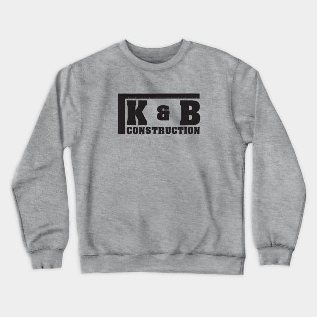 K & B Construction Crewneck Sweatshirt by StadiumSquad